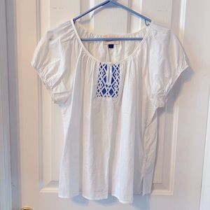 Universal Thread Keyhole Neck Blouse